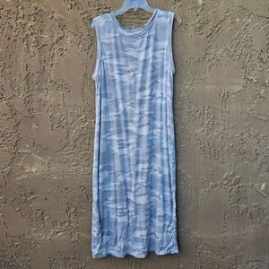 Gray Camo Tank Top Dress